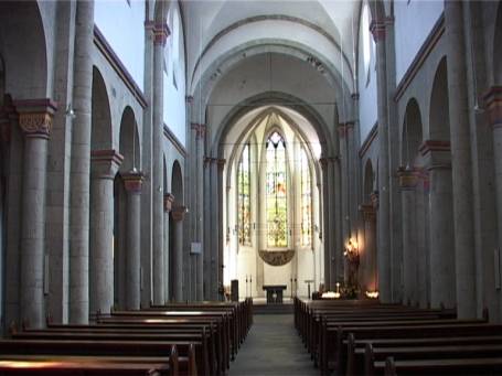 Dormagen : Basilika des Kloster Knechtsteden, Mittelschiff